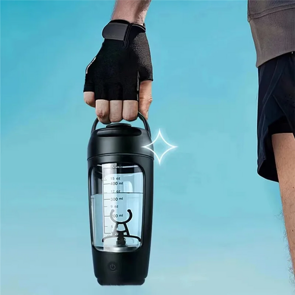 portable electric protein shaker bottle