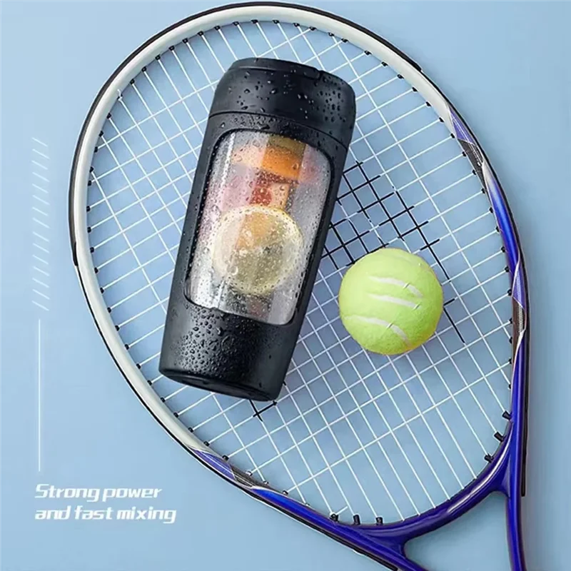 portable electric protein shaker bottle