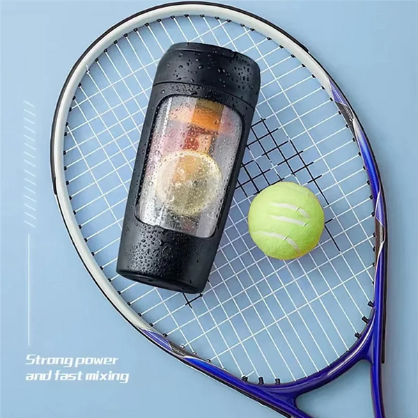 portable electric protein shaker bottle