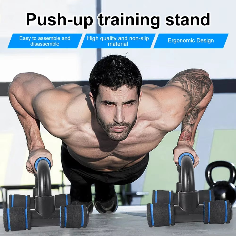 Portable Muscle Training Fitness Equipment anti Skid Foam Handle Push up Support Comfortable Household Fitness Equipment